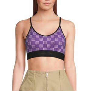 Ambush Monogram Purple Sports Bra